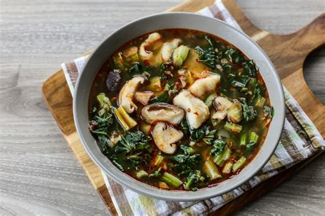 hot sliced fish  vegetable soup ang sarap
