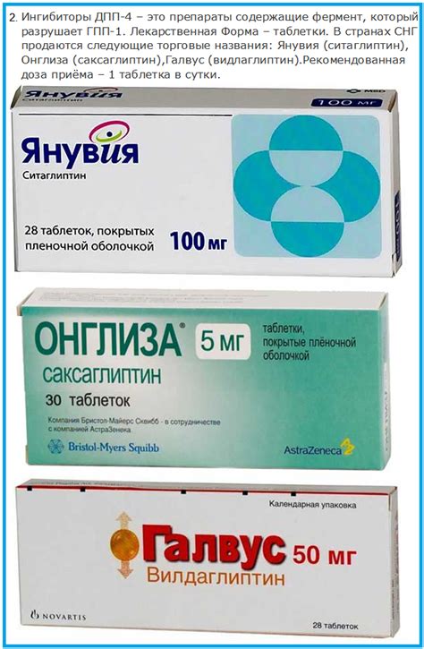 Препараты для лечения сахарного диабета 2 типа: таблетки и другие лекарства