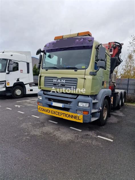 Man Tga X Crane Fassi F Xp Truck Tractor For Sale Belgium