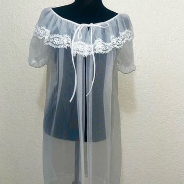 Vintage Lingerie Sheer Lingerie White Lingerie Sheer Dress 1950 S Lingerie Minx And Onyx