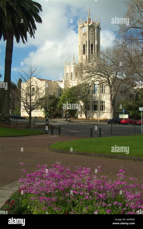 Clock Tower Auckland University Campus Buildings Auckland New Zealand