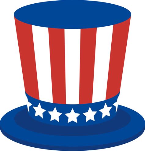 4th of July hat flat. 24862420 PNG
