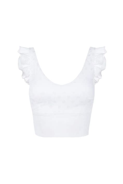 Ba Ador Para Ni A En Color Nude Con Volantes Mar A Alawa Swimwear