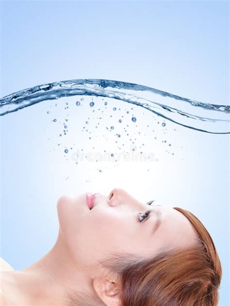 Spa Wellness Beauty And Skin Care Clean Face Stock Image Image Of