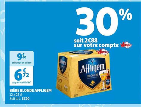 Promo Bi Re Blonde Affligem Chez Auchan Icatalogue Fr