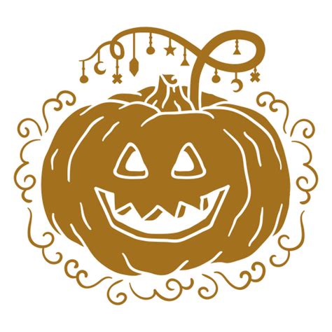 Ornamental Carved Pumpkin Pumpkin Png And Svg Design For T Shirts