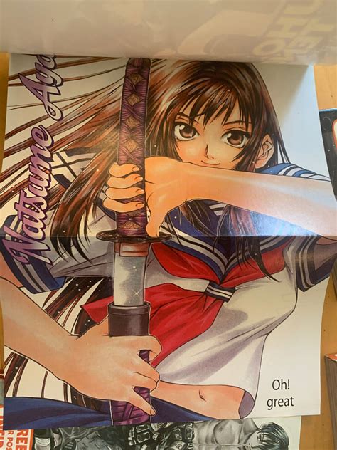 Tenjho Tenge Oh Great Vol Manga Cmx Posters Attached Comic