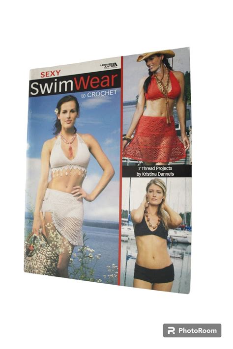 Crochet Bathing Suit Patterns Bikini Swimsuits Bra Halter Cover Up Two Piece Projects