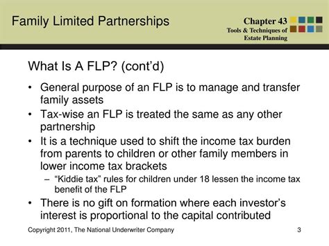 family limited partnership flp powerpoint