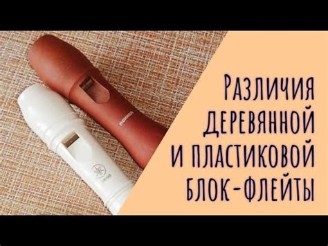 Деревянная и пластиковая флейта, барочная и немецкая система. В чём ...