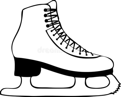 Ice Skate Illustration Stock Vector Illustration Of Figure 271560820