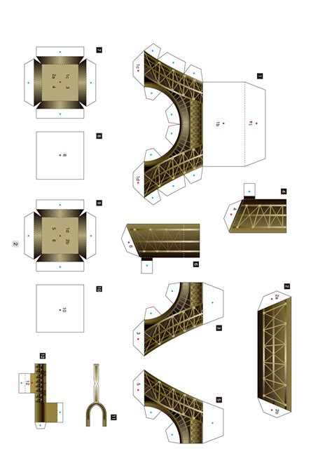 Эйфелева башня из бумаги: скачать, распечатать, вырезать и склеить — 3mu.ru