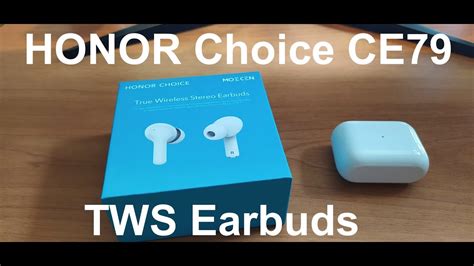 Беспроводные наушники HONOR Choice CE79 TWS Earbuds - YouTube