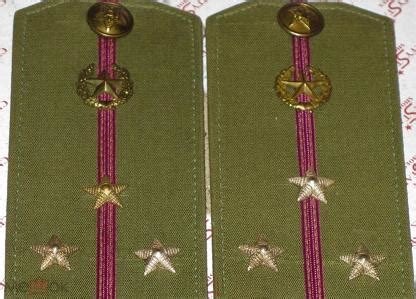 Погоны СССР офицерские НА РУБАШКУ Старший лейтенант soviet vintage ...