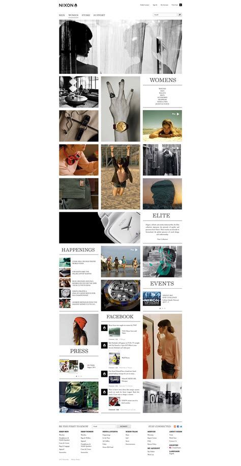 NIXON.com on Behance