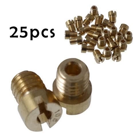 25x Main Jet 55 115 M5 For Dellorto Carburetor PHBG SHA 5mm Main Jet