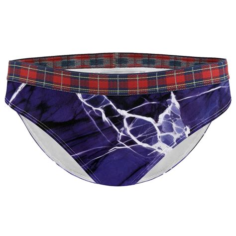 Brief Underwear Bikini Panties For Women Bikini Underwear M Blue Marble Black Texture Walmart