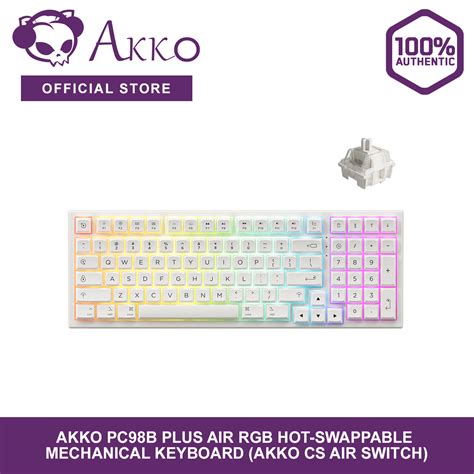 Akko Pc B Plus Air Rgb Hot Swappable Mechanical Keyboard Akko Cs Air Switch Lazada Ph