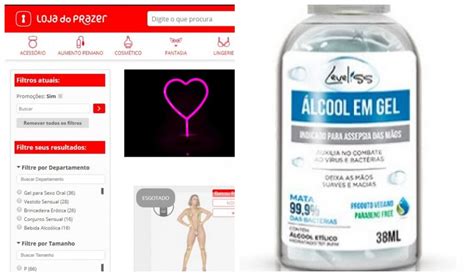 Sex shop oferece álcool em gel de brinde em compras VEJA SÃO PAULO
