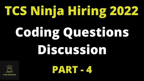 Part Tcs Ninja Hiring Batch Tcs Ninja Hiring Tcs Nqt Coding