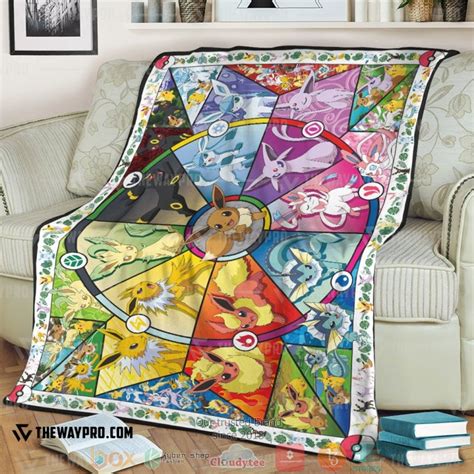 Pokemon Eevee Prince Blanket Hot Sale