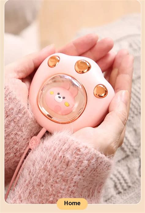 Cute Mini Winter Hand Warmer Portable Usb Spontaneous Hot Hand Warmer Cat Paw Hand Warmer Heater
