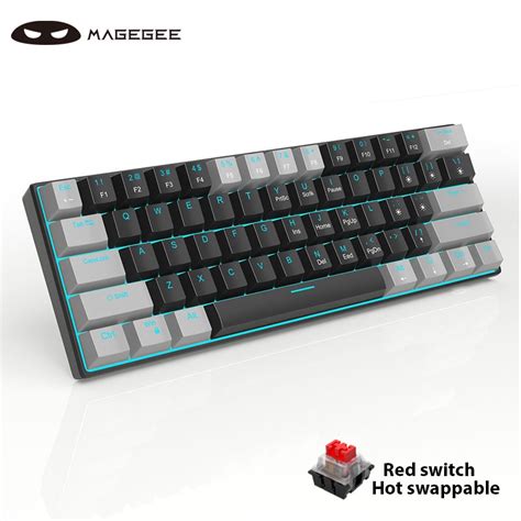 Apply Free Shippingmagegee Mini Mechanical Gaming Keyboard Keys Hot Swappable Wired