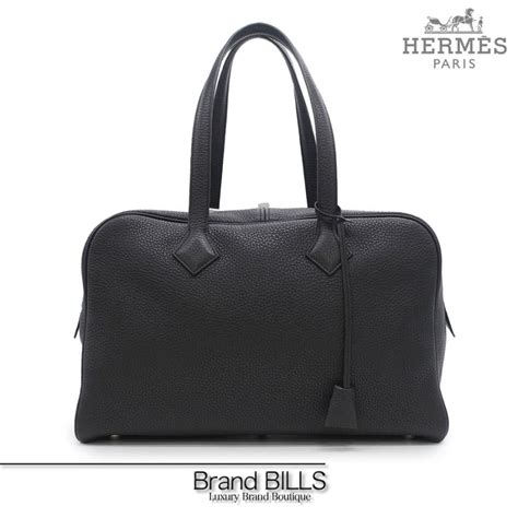 未使用品 Hermes エルメス ヴィクトリア2 フールトゥ35 ハンドバッグ 050021ck ブラック トリヨンクレマンス T刻印