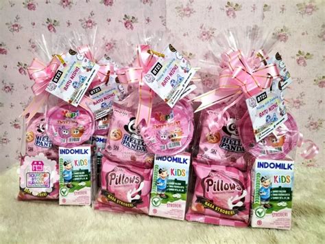 Snack Ulang Tahun Mini Snack Ultah Serba Pink Lazada Indonesia