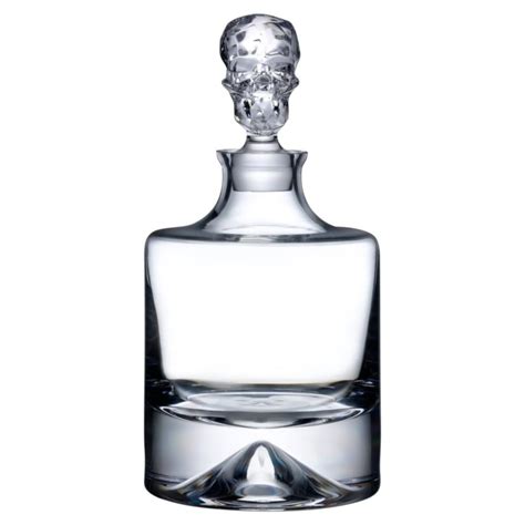 Nude Glass Shade Modern Classic Clear Crystal Whiskey Bottle