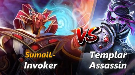 How To Invoker Mid Vs Templar Assassin Feat SumaiL First 10