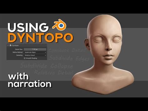 Sculpting With Dyntopo In Blender Youtube