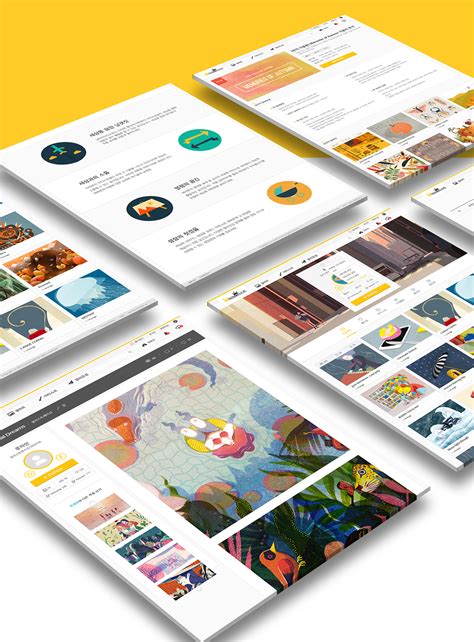 Nartist website by musign on Behance