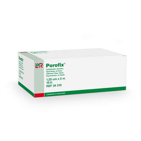 Porofix - rouleau - 1,25 cm x 5 m - 1 x 18 pcs | 1013746 | Arseus Medical