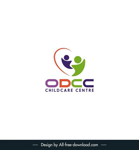 Odcc Logo Nonprofit Organization Childcare Centre Logo Template