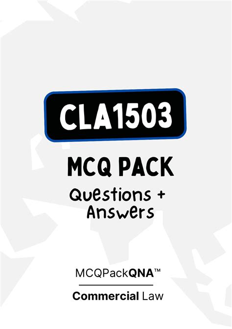 Cla Mcq Answers Exampack With Solutions Cla