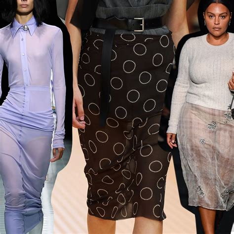 The Sheer Skirt Trend Is Naked Dressing At Its Most