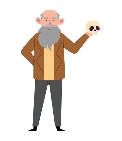 Ilustración De Charles Darwin Vector Premium