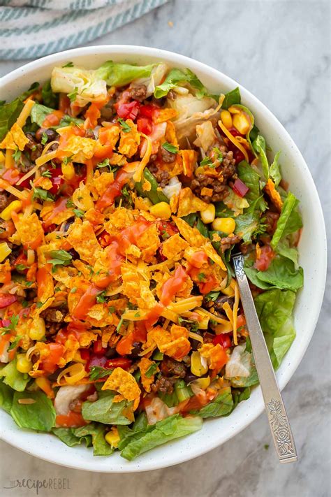Chilled Taco Salad Recipe | Deporecipe.co