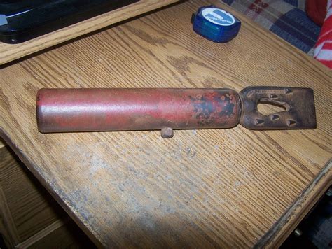Vintage Log Splitting Wedge Hutchison Black Powder Blasting Wedge 12 5