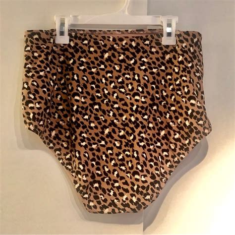 Aerie Swim New Aerie High Waisted Leopard Bikini Bottom Poshmark