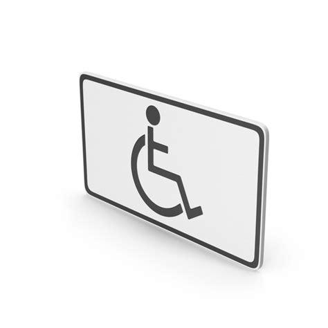 White Handicap Sign PNG Images & PSDs for Download | PixelSquid ...