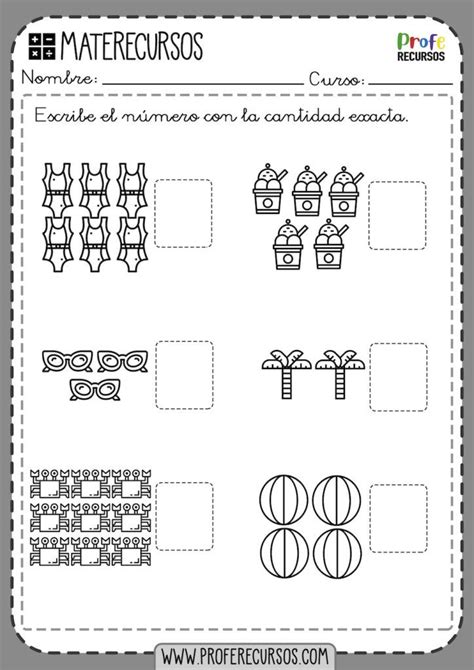 Fichas De Conteo Aprender Los Numeros Y Contar Fichas Escribir