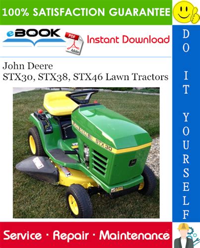 John Deere STX30, STX38, STX46 Lawn Tractors Technical Manual – PDF ...