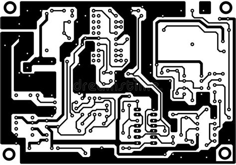 Molde Preto E Branco Do Quadro Do Quadrado Da Inform Tica Da Placa De