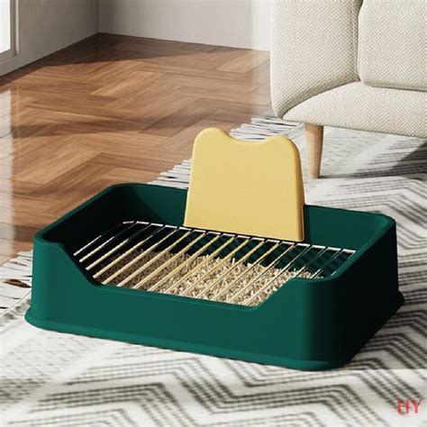 Характеристики Туалет для собак с высоким бортом и боковым столиком с ...