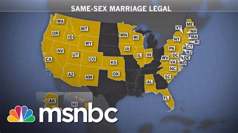 Supreme Court Allows Same Sex Marriages In Alabama Msnbc Youtube