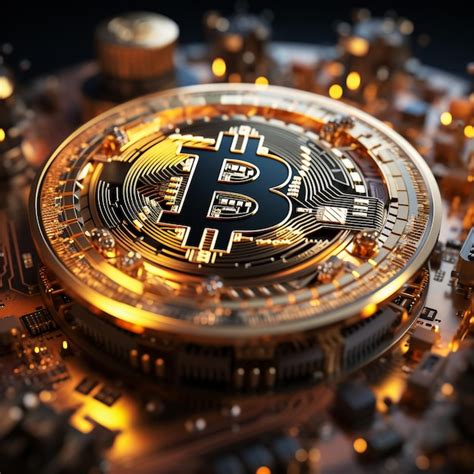 Premium Photo 3d Illustration Cryptocurrency Bitcoin 4k Background