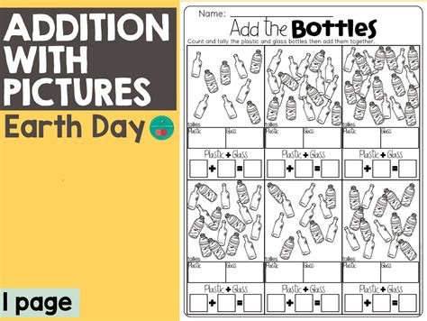 Earth Day Addition With Pictures By Teach Simple
