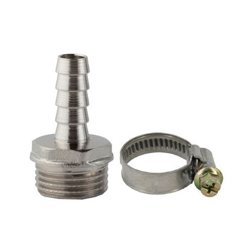 Комплект для подключения садового шланга 1/2" (штуцер с наружней ...